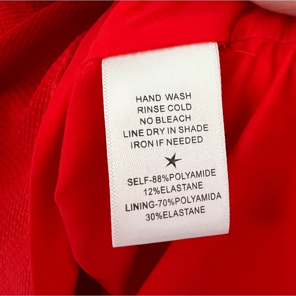 Marysia Antibes Scallop Red Swim Dress Cover Up Size Small Luxury Resort Wear - Picture 10 of 13